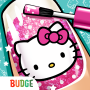 Hello Kitty Nail Salon game logo