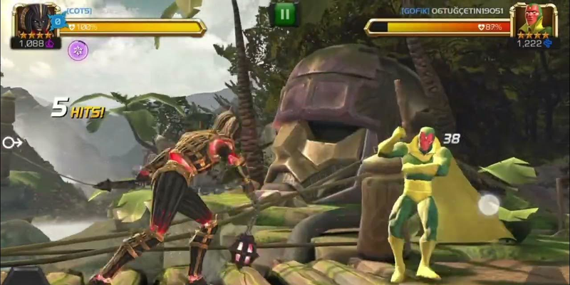 Marvel Contest of Champions game screen